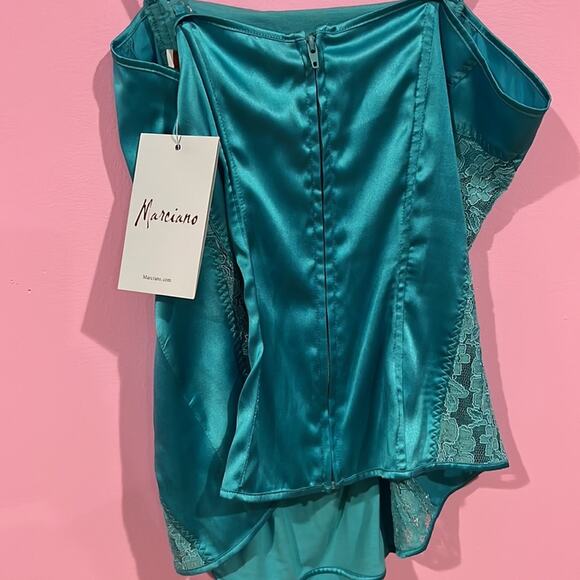 Marciano electric eel corset top with zipper size medium NWT - Picture 2 of 4